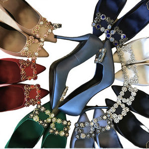 Tacones Altos de Novia con Cristales de Diseño y Antideslizantes para Mujer, 6CM/8CM/10CM, Tacones Finos para Verano/Invierno/Otoño/Primavera 2026 - Product Image 3