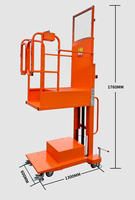 Préparateur de commandes semi-électrique de 4m de haut Capacité de charge de 300kg Tables élévatrices de conception d'homme pour l'exécution efficace des commandes en entrepôt