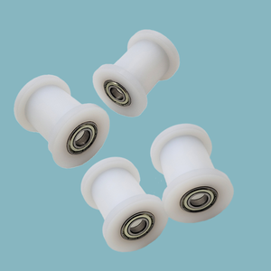 Rodillos de Nailon Personalizados, Poleas de Plástico para Rieles, Ruedas de Poliuretano de Doble Rodamiento Resistentes al Desgaste - Product Image 1
