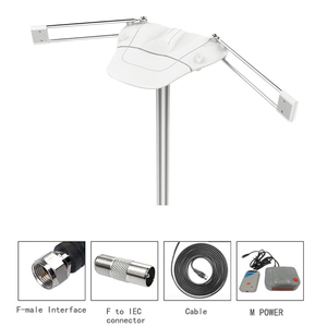 Antena HDTV VHF de Plástico y Aluminio, Antena Digital para TV, Antena Exterior HD para Televisión - Product Image 2