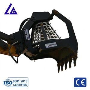 LIGONG Godet de criblage vibrant type Riddle pour excavatrice de 3,5 à 30 tonnes, pour la séparation des sols sur site minier, Prix usine CE - Product Image 1