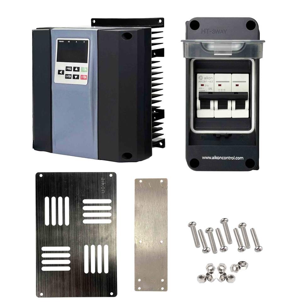 Vector Inverter VFD Single Phase 220V Input to 3 Phase 380V Output 22KW ...