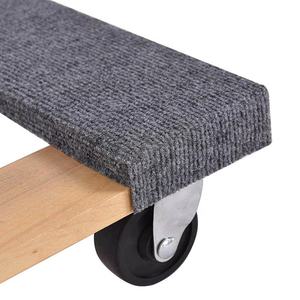 Directo de fábrica Extremos de moqueta Madera dura Flatbed Movers Dollies Muebles Moving Push <span class=keywords><strong>Dolly</strong></span> Cart - Product Image 4