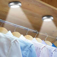 Lampes led d'intérieur sans fil Pir à piles, lot de 3 capteurs de mouvement, veilleuse pour placard, armoire avec certificat CE ROHS