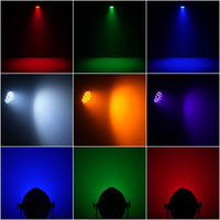Projecteur LED PAR étanche IP20 18x12W RGBW avec contrôleur DMX512 pour spectacles en plein air, DJ, discothèque, éclairage de scène KTV