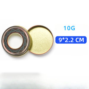 9*2cm Wholesale Empty Round Shape Spice Storage Package Boxes Customize 5g 10g Container for <strong>Saffron</strong> Food <strong>Spanish</strong> Metal Tin Box - Product Image 4