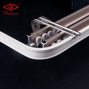 Iksun Trung Quốc Hình dạng phòng tắm vòi hoa sen uốn cong Rèm theo dõi trượt cong rèm cửa đường ray - Product Image 5