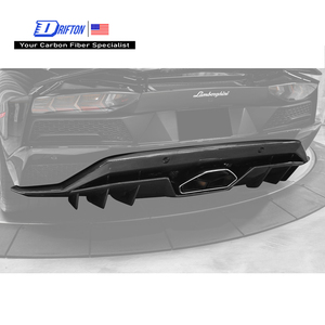 Difusor trasero de fibra de carbono seca estilo OEM para Lamborghini Aventador S LP740 2016-2021 - Product Image 1