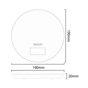 Báscula de Cocina Digital Inteligente Multifunción con Bluetooth, Panel de Vidrio Templado de Alta Resistencia, Báscula Electrónica Inteligente para Cocina Yesido MG43 - Product Image 6