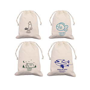 High Quality OMORY Small <b>Canvas</b> <b>Drawstring</b> <b>Bag</b> Cotton Material Machine Washable Pouch for Camping Travel Storage - Product Image 6