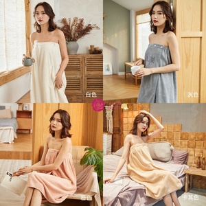 Ensemble de trois pièces pour salon de beauté et spa Yicheng Beauty avec broderie personnalisée, jupe de bain pour <span class=keywords><strong>coiffeur</strong></span> - Product Image 2