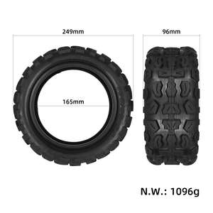 Pneu tout-terrain sans chambre à air de 10 pouces 100/65-6.5 pour trottinette électrique, équipement de cyclisme en plein air, pneu pratique et durable - Product Image 2