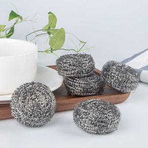 Éponge métallique en fil d'acier inoxydable pour le nettoyage intensif des cuisines et des casseroles, personnalisable, vente en gros, direct usine - Product Image 5