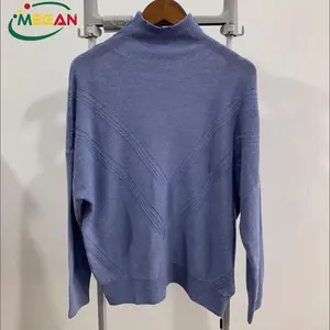 Megan Good Premium Supplier Second Hand Clothes Luxury Men 100% Cashmere Used Sweater