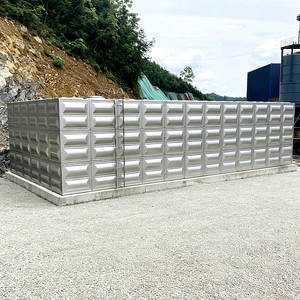 <span class=keywords><strong>Cisterna</strong></span> per Acqua in Acciaio Inossidabile |   Serbatoio di Stoccaggio Sotterraneo/Fuori Terra in Acciaio Inox SUS304 di Grande Capacità, Realizzato su Misura - Product Image 1