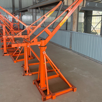 Grue de levage de toiture de chantier 400 kg 500 kg, grue miniature portable à câble métallique, électrique, nouveau produit fourni, jaune 100