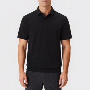 OEM เสื้อโปโลแขนสั้นสำหรับผู้ชาย, เสื้อโปโลผ้าฝ้ายทรงพอดีตัว100% ออกแบบโลโก้ได้ตามต้องการ - Product Image 1