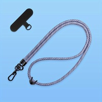   Cordon de téléphone tressé en nylon, sangle universelle à porter en bandoulière ou autour du cou, accessoire de sécurité anti-perte pour hommes et femmes