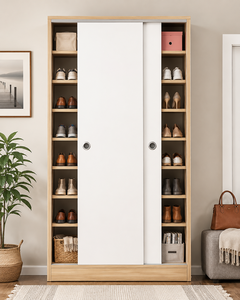 Molden Home Living Room Space Saving Simple <b>Shoe</b> <b>Rack</b> Wooden Storage Cabinet KEYAXG01 <b>Large</b> Capacity Layered Storage This Slidin - Product Image 1