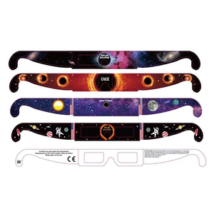 Gafas para <span class=keywords><strong>Eclipse</strong></span> Solar Total ISO CE, Espejo para Observación de <span class=keywords><strong>Eclipse</strong></span> Solar, Gafas de <span class=keywords><strong>Eclipse</strong></span> de Papel 3D - Product Image 1
