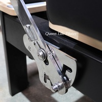 Queenlife marque haut de gamme lit à noyau coulissant noir blanc couleur alliage aluminium Pilates réformateur Machine pour studio de yoga