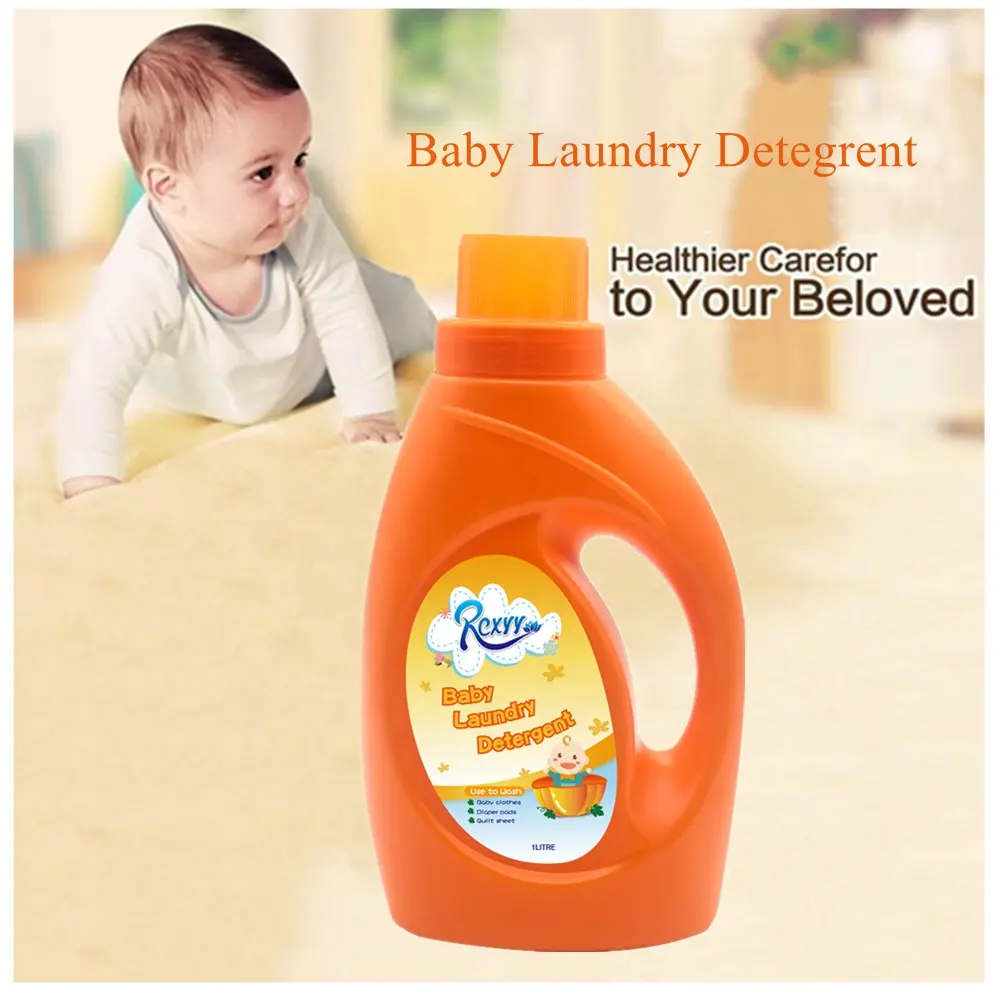 Esencia de Aloe a base de plantas, detergente líquido de alta calidad para ropa de bebé, fórmula suave, 1L