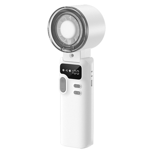 พัดลมพกพาขนาดเล็กพับได้ แบตเตอรี่ 3600mAh พร้อมหน้าจอ LED แสดงผล ลดราคาพิเศษ เหมาะสำหรับการเดินทาง ท่องเที่ยว แคมป์ปิ้ง ใช้ในรถยนต์ และในบ้าน - Product Image 1