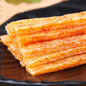 Vente en gros de bandes épicées au piment saveur végétarienne chinoise, en <span class=keywords><strong>farine</strong></span> de blé <span class=keywords><strong>sans</strong></span> <span class=keywords><strong>gluten</strong></span>, type Latiao - Product Image 2