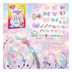 Paquete de Manualidades para Niñas, Diadema para el Cabello, Corona de Unicornio, Estrella, Lazo con Pedrería, Accesorios para Fiestas de Cumpleaños, Regalo, Recuerdo - Product Image 4