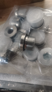 M12 M10 X 1 1.5 2 Pitch 18-8 Stainless Steel Hexagon Socket Allen Flange ED Ring Sealing Plug Oil Plug dengan Flange Edge - Product Image 6