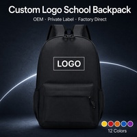 Mochila Escolar con Logotipo Personalizado, Tela Oxford Transpirable, Bolsa para Niños de Primaria y Secundaria, para Clases de Entrenamiento, Tutorías, Regalo