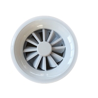 Diffuseur de conduit d'air pour conduits d'air, forme ronde, 125mm, usine en chine, livraison gratuite