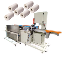 Machine de découpe de papier toilette haute productivité pour rouleaux mère géants
