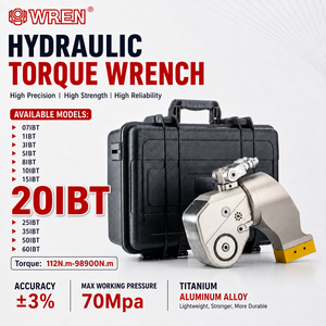 Clé dynamométrique hydraulique compacte à entraînement carré en alliage, haute performance, multi-tailles, pression de 700 bars pour l'entretien des chantiers navals - Product Image 1