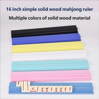 Ensemble de règles de Mahjong de luxe américaines juives, 4 pièces, en bois massif, qualité casino professionnelle, écologique, durable, 16 pouces, extra long
