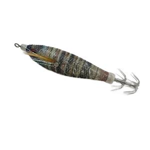 Moule yozuri japonais 80mm 6ghard appât <span class=keywords><strong>crevette</strong></span> en bois équilibre horizontal EGI pêche Wobbler EGI calmar gabarit seiche leurre - Product Image 4