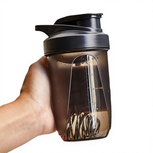 Bouteille shaker personnalisée avec logo, portable, en PP, anti-fuite, pour le sport et les voyages, 300 ml - Product Image 2