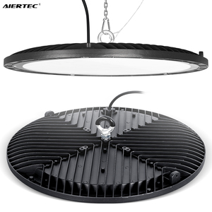 Projecteurs LED UFO High Bay 100W 200W 300W DOB IP45 IP65 Ra80 en aluminium moulé sous pression pour éclairage industriel d'entrepôt - Product Image 1