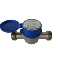 Compteur d'eau monoflux monofaisceau classe B avec sortie impulsionnelle DN15-DN25