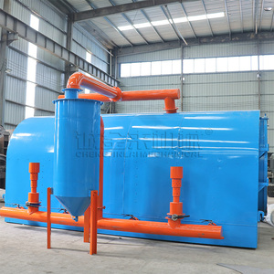 Nouveau type de four horizontal de carbonisation du bois dur, petit équipement complet de pyrolyse de la biomasse de coque de noix de coco pour barbecue et chicha - Product Image 2