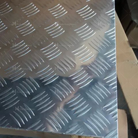 Plaque à carreaux en aluminium à motif de diamant à 5 barres antidérapante 1mm-8mm d'épaisseur feuille de roulement de sol pour application d'ustensiles de cuisine