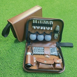 Sac de rangement multifonctionnel portable en cuir PU grande capacité pour accessoires de golf avec impression de logo personnalisé - Product Image 6