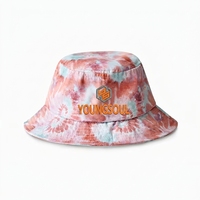 Chapeau Bob Femme en Coton Noir Uni à Bord Large et Dessus Plat, Personnalisable avec Logo Brodé, Idéal pour l'Été et la Plage
