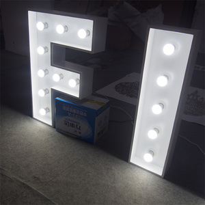 Marquee Numbers 2ft Marquee Letter Sign Club Store Shop Sign Iluminado 3ft Led Numbers Marquee Letter con <span class=keywords><strong>bombillas</strong></span> - Product Image 5