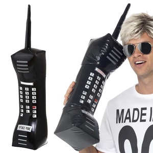 80s 90s המפלגה קישוטי מתנפח רדיו טייפ רטרו טלפון נייד גיטרה היפ הופ תא צילום Props - Product Image 5