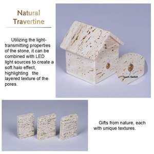 Luces LED Ambientales Modernas de Mármol y Cerámica Personalizables a Precio de Mayoreo para Decoración de Dormitorios y Mesitas de Noche - Product Image 3