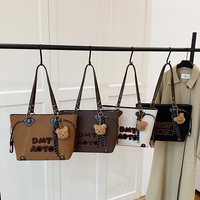 Nouveau Sac Fourre-tout Rétro Alphabet pour Femme 2026, Grand Sac à Main de Luxe à Bandoulière, Sac Fourre-tout Tendance Décontracté à Imprimé Lettres