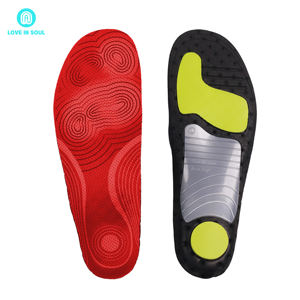 Alivio del dolor Hombres Ortesis <span class=keywords><strong>en</strong></span> zapatos Plantilla Arco Soporte Trabajo Bota Insertos Pies planos Mujeres Talón Espuela Almohadilla ortopédica para pronación - Product Image 1