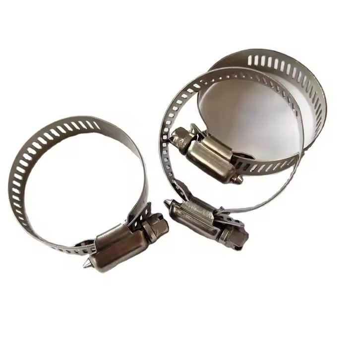 Heavy Duty Hose Clip with Worm Drive Design Made from 304 Stainless Steel