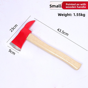 Venta al por mayor de hachas puntiagudas con <span class=keywords><strong>mango</strong></span> de <span class=keywords><strong>madera</strong></span> para lucha contra incendios, herramientas de escape de demolición para dividir <span class=keywords><strong>madera</strong></span> - Product Image 4